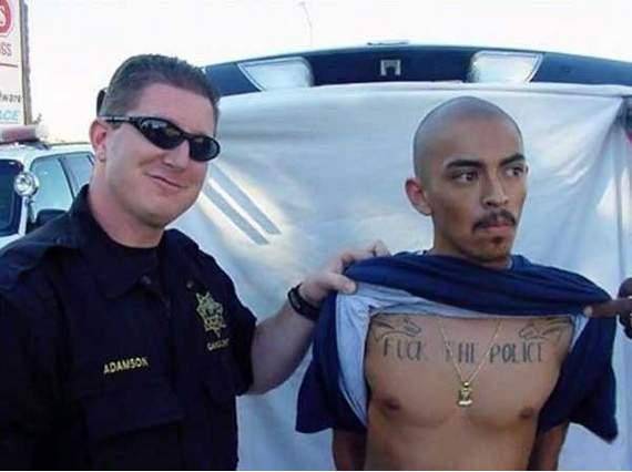 f*ck the po... oh wait