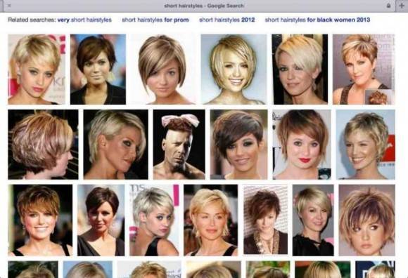 I was looking for a new hairstyle....