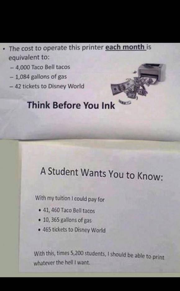 Students: 1, College: 0