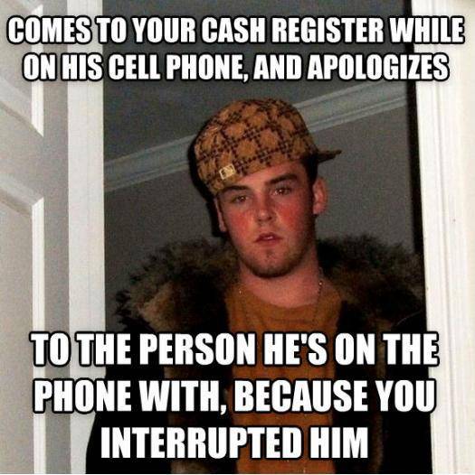 In general, I love working in customer service – but every time I help this guy, I want to punch him in the face.