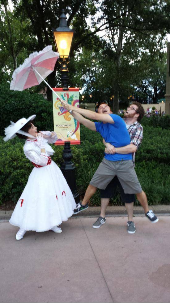 My brother-in-law and I drank a little too much at the food and wine fest at epcot...
