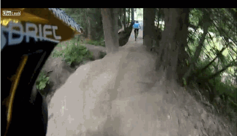 Unexpected trail turn.