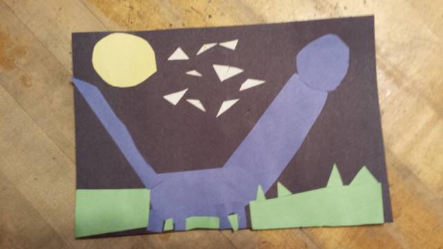 My sister made this dinosaur in her class, here is a first look at the elusive E. Rectus.