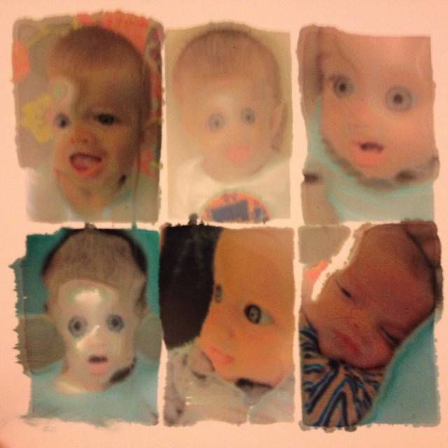 Printed some photos of my son using the wrong side of the photo paper... nightmare fuel