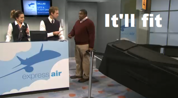 There's one on every flight...