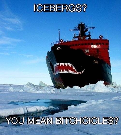 The Titanic ain't got sh*t on me!