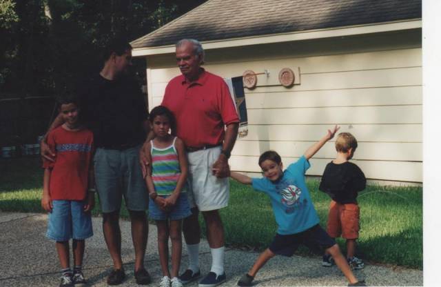 My little brother's timing was always a little off...