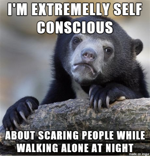 The woes of being a large black guy