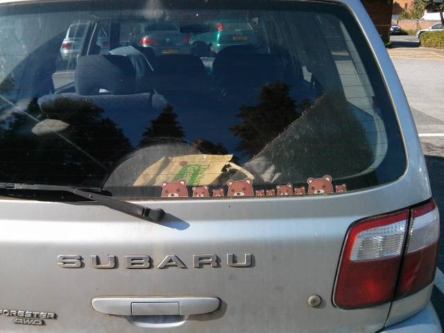 This is either a misguided family or a pedo-mobile...