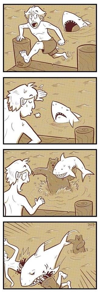 You ain't out of the water yet