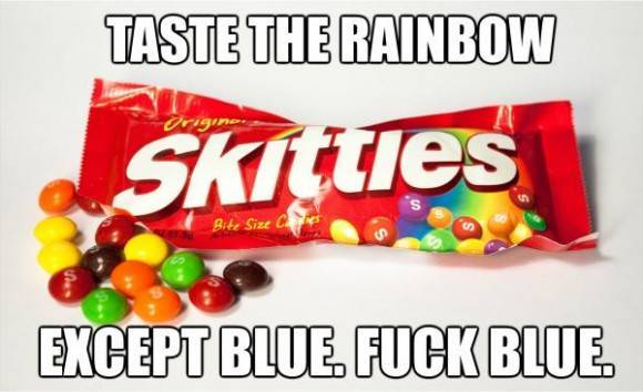 Why do you hate blue
