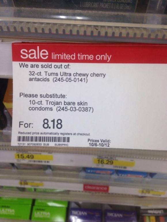 Yes target that’s what I need for a stomach ache