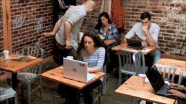Elaborate coffee shop telekinesis prank
