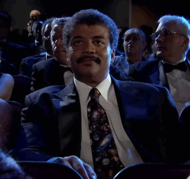 Neil deGrasse Tyson watching 