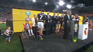 Even the girl in the wheelchair made it up somehow...