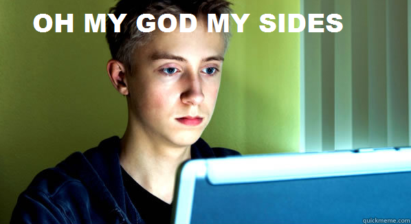 How I picture anyone who says 