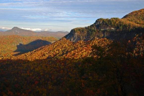 He comes out of hibernation twice a year, when the sun sets in the southern Blue Ridge.