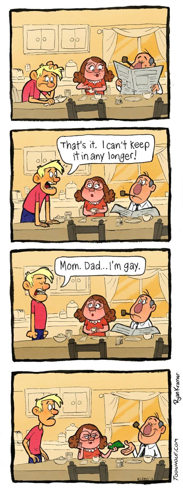 In honor of National Coming Out Day.