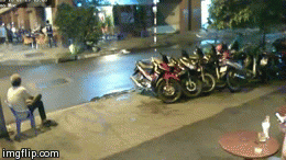 The streets of Vietnam are dangerous