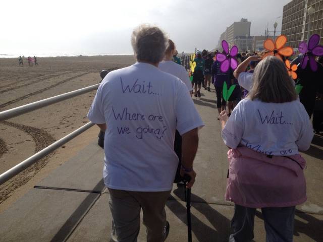 Seen at today's Walk to End Alzheimer's