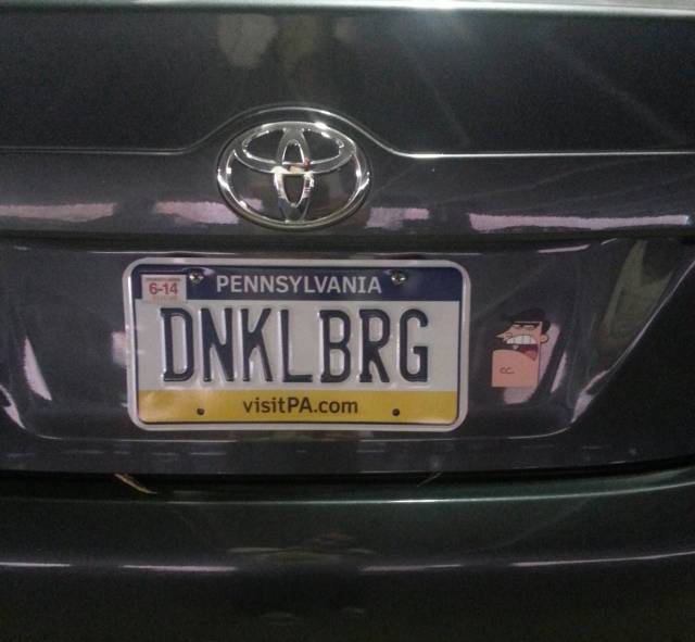 Found in a parking garage.