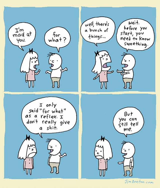 I'm mad at you