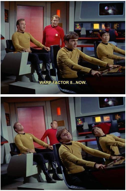 Warp speed in the sixties was all about the commitment