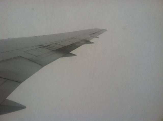 Snapped a great aerial view of London as we landed yesterday.