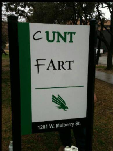 vandalism at my alma mater really stinks some times. Seems like the school should have seen this coming.