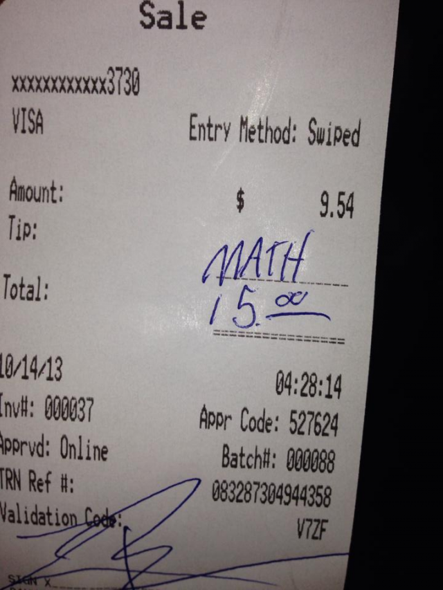 Drunk people at my work have no time to waste.