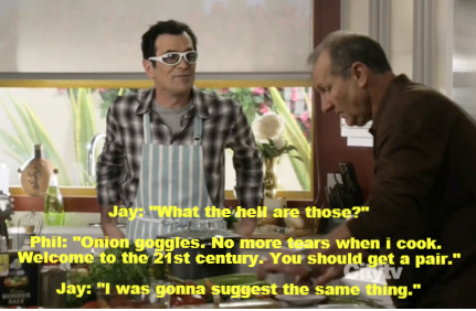 Onion goggles