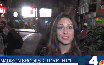 Captain Jack Sparrow interrupts news reporter