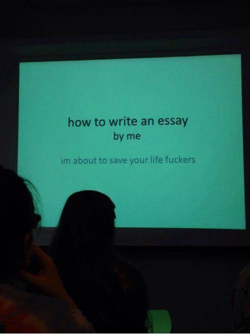 My English teacher is pretty straightforward.