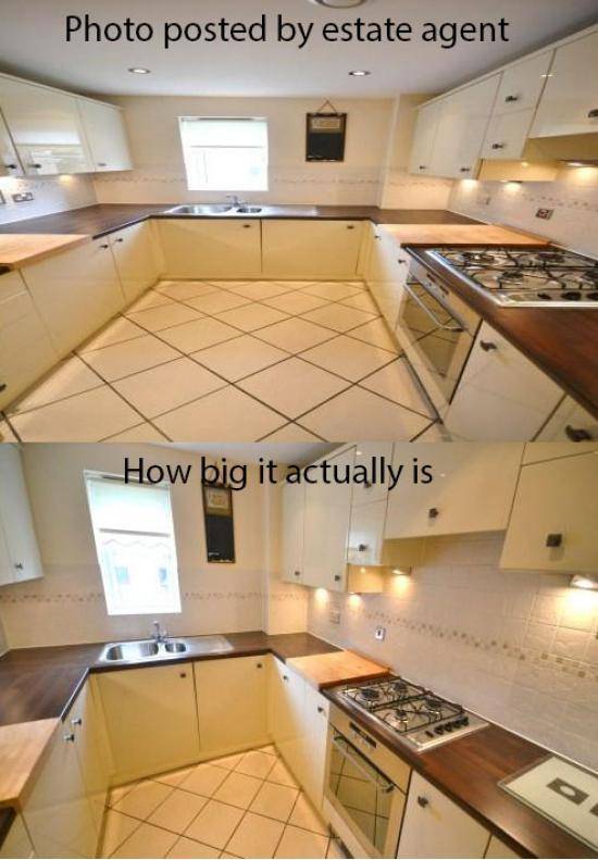 Looking for a flat and came over same listing on two estate agent websites. One of these estate agents knows how to sell!