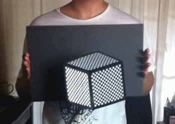 Floating cube