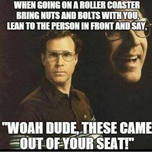 Epic prank to play at a roller coaster ride