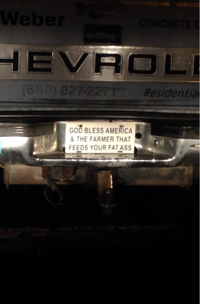 Saw this on my way home from work.