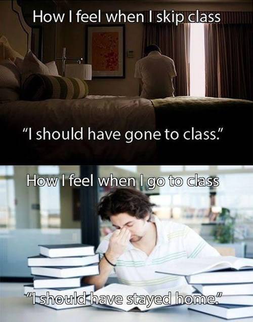 The battle I have with myself everyday.