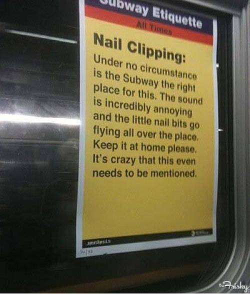 Subway Etiquette