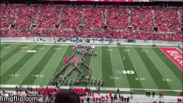 Ohio State marching band moon walk.. freakin amazin!