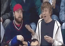 Best KissCam Ever... epic expression!
