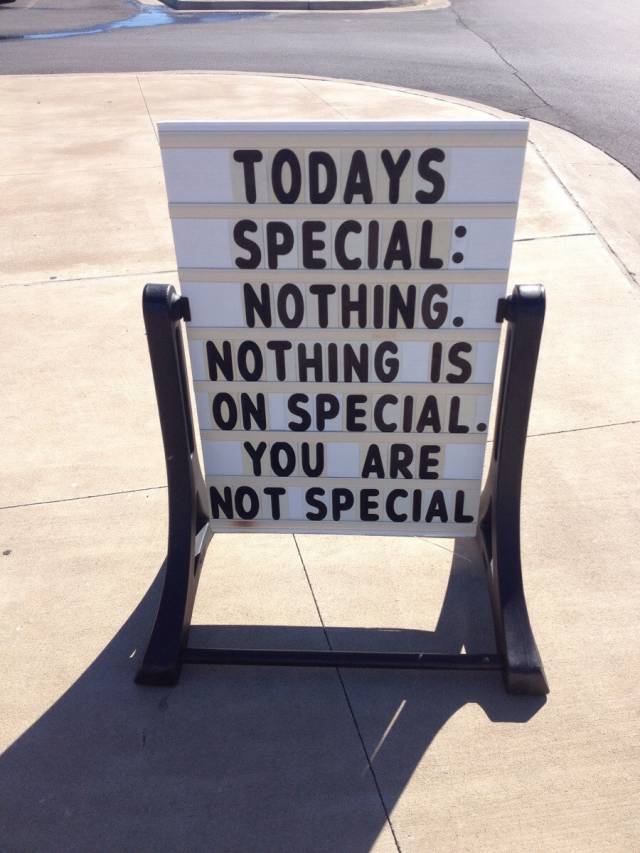 Today's Special