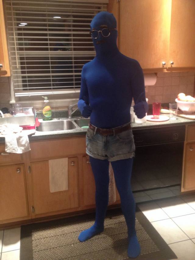 Roommate's Halloween costume. Nailed it.