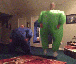 Inflatable sumo suits!