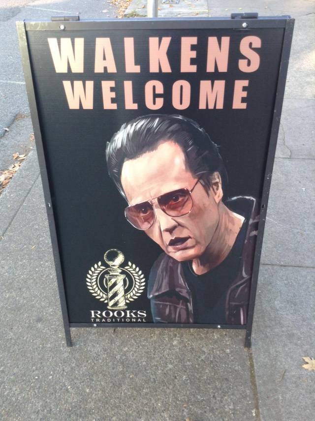 My local barbershop's sign