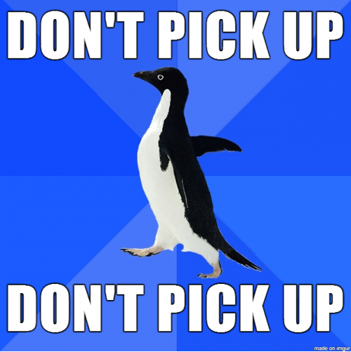 Whenever I make any important phone call