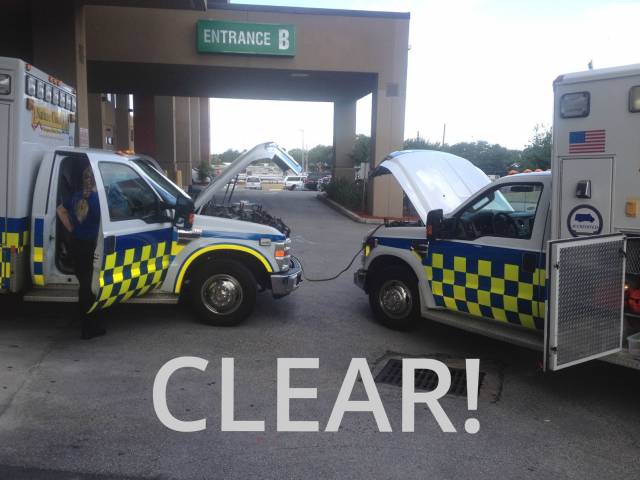 Even Paramedics need help sometimes.