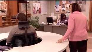My reaction when people in the office try to sell chocolate for their kid’s school