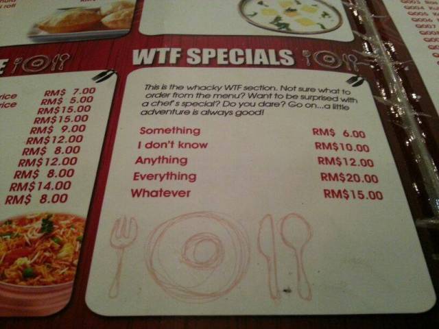 How to deal with people being indecisive about their meals