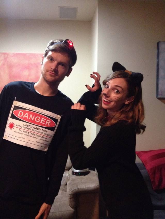 My girlfriend said she was going as a cat this Halloween. This was the only logical response.